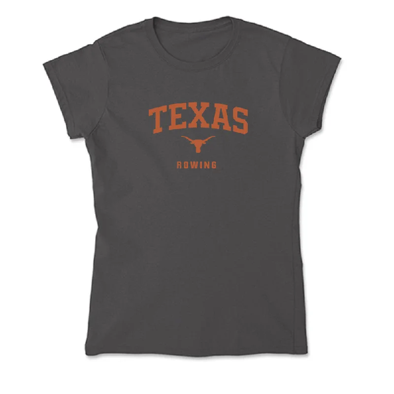 Texas - NCAA Women's Rowing : Hailey Easterly - Soft Style Women’s T-Shirt-- Terry Blend Velvet Blend Canvas Blend Texas - NCAA Women's Rowing : Hailey Easterly - Soft Style Women’s T-Shirt-- Terry Blend Velvet Blend Canvas Blend