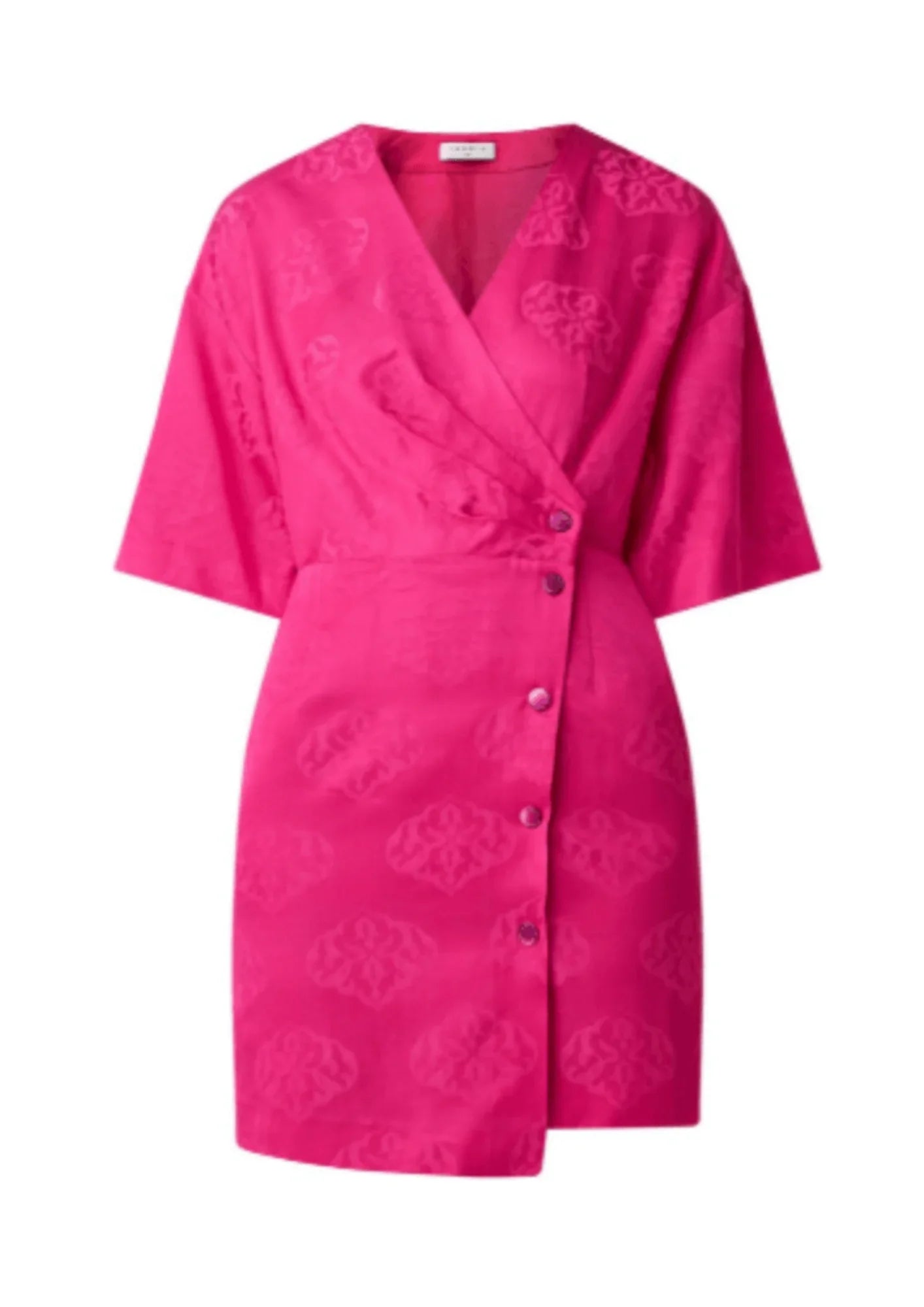 FUCHSIA MINI DRESS Chic Bohemian Mini Dress