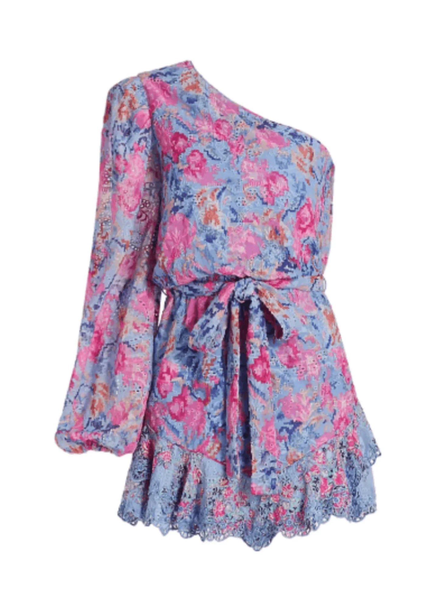 MINI DRESS MILA Classic Floral Print Mini Dress