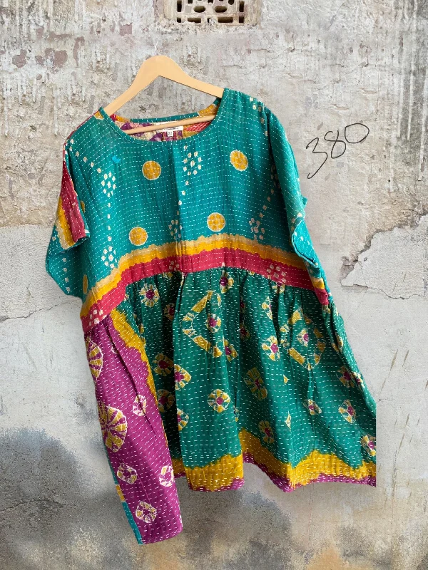 Daydreamer Mini Dress #380 by Kantha Bae Cozy Ruched Mini Dress