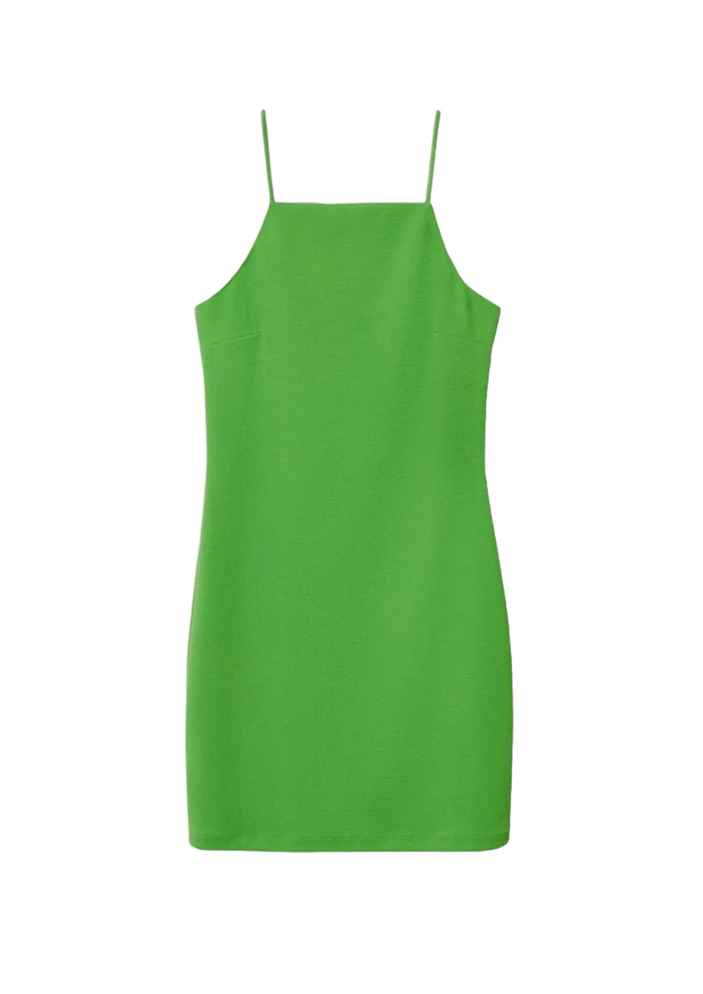 GREEN RIBBED MINI DRESS Trendy Mesh Mini Dress