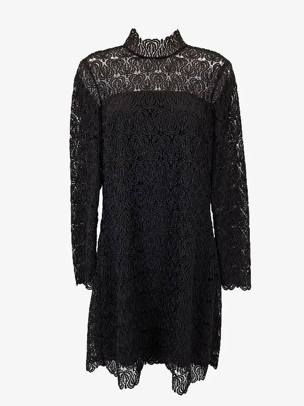 Witchery Elegant High Neck Cocktail Mini Dress Size 6 Fashionable Off-Shoulder Mini Dress