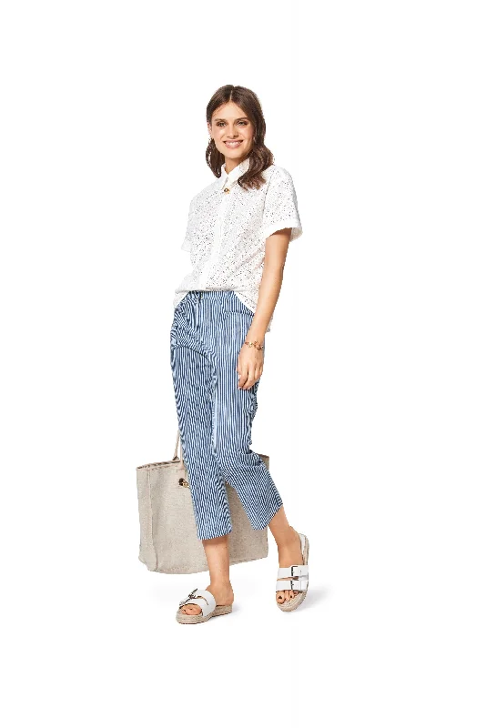 Burda Blouses 6426 Feminine Ruffle Blouse
