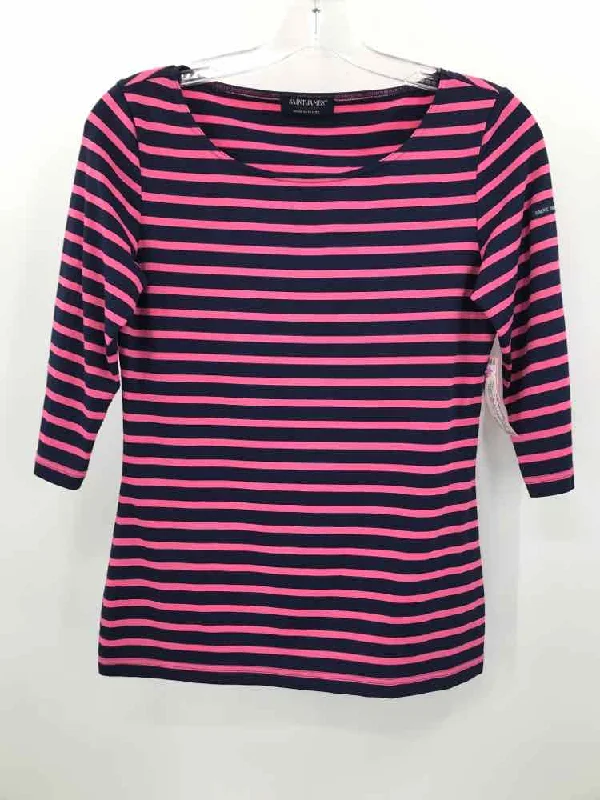Pre-Owned Saint James Pink Size 4 Stripe T-shirt-- Plaid T-Shirt Polka Dot Checkered Pre-Owned Saint James Pink Size 4 Stripe T-shirt-- Plaid T-Shirt Polka Dot Checkered