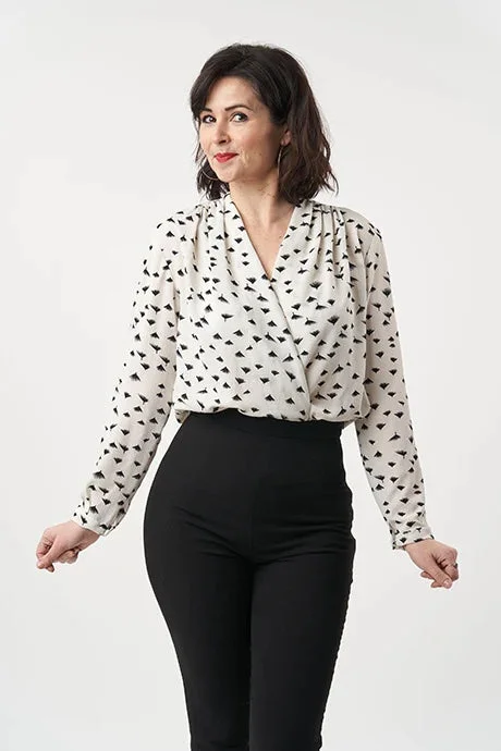 Sew Over It Anderson Blouse Ruffled Neck Blouse