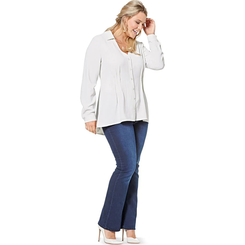 Burda Blouse 6615 Business Casual Blouse