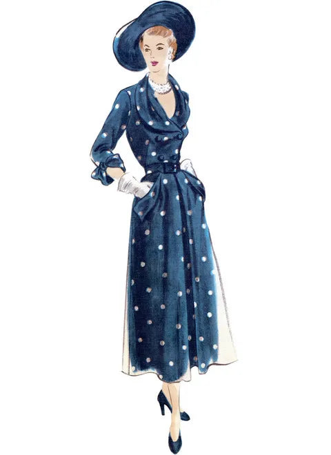 Vogue Vintage Blouse and Skirt V1863 Polished Work Blouse