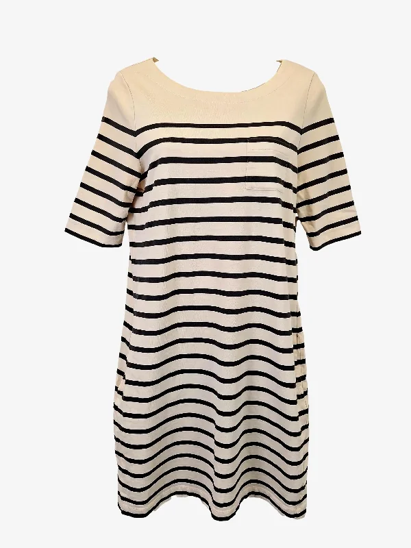 Country Road Casual Striped Jersey Mini Dress Size XS Chic Bohemian Mini Dress
