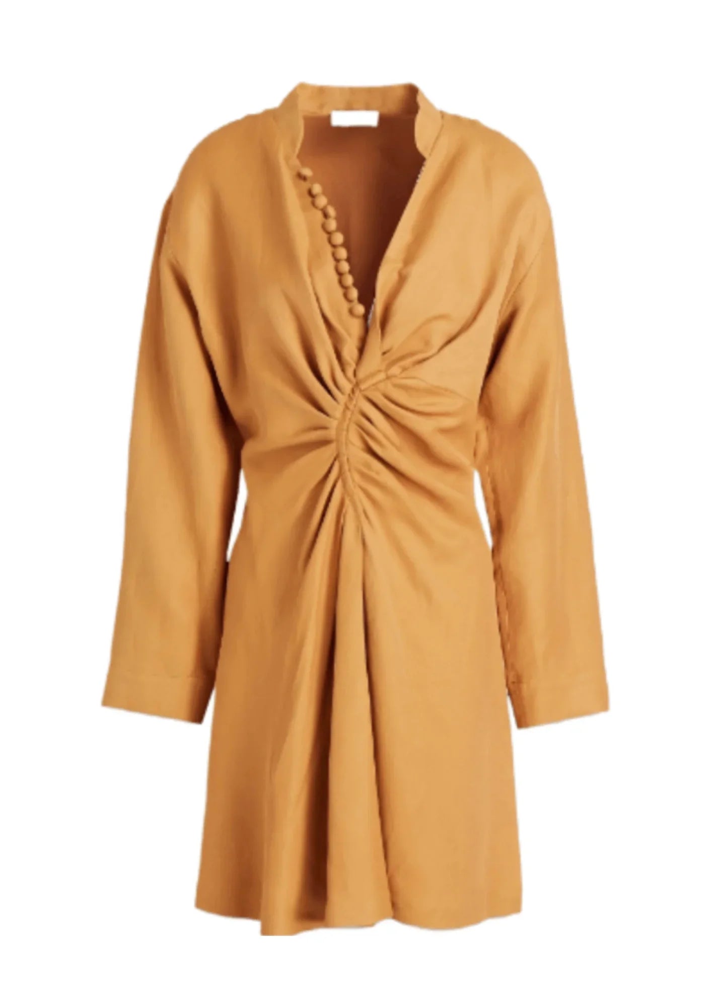 AMARIA RUFFLED MINI DRESS Stylish Button-Down Mini Dress