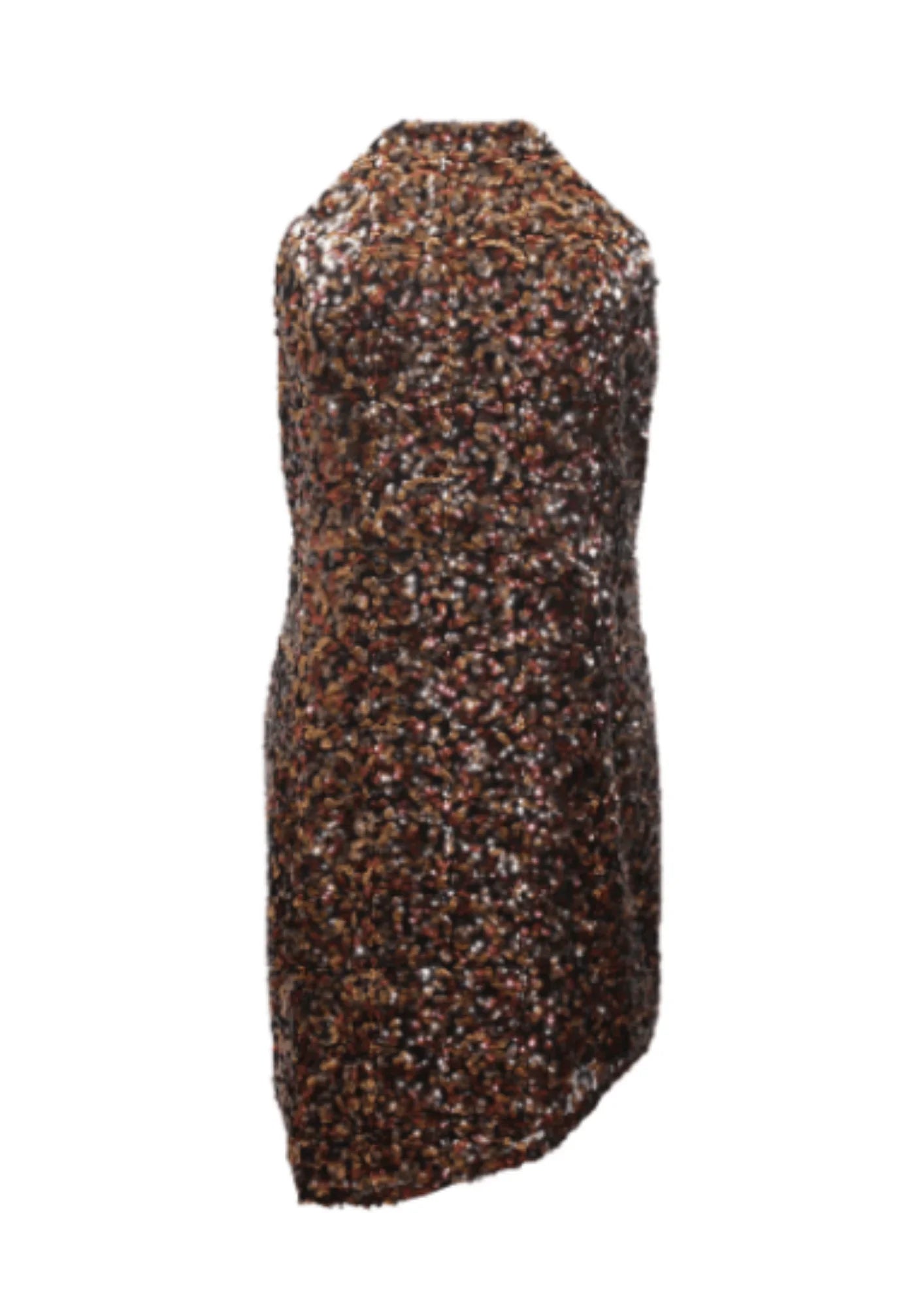 MAUVE SEQUINED MINI DRESS Fashionable Boho-Chic Mini Dress