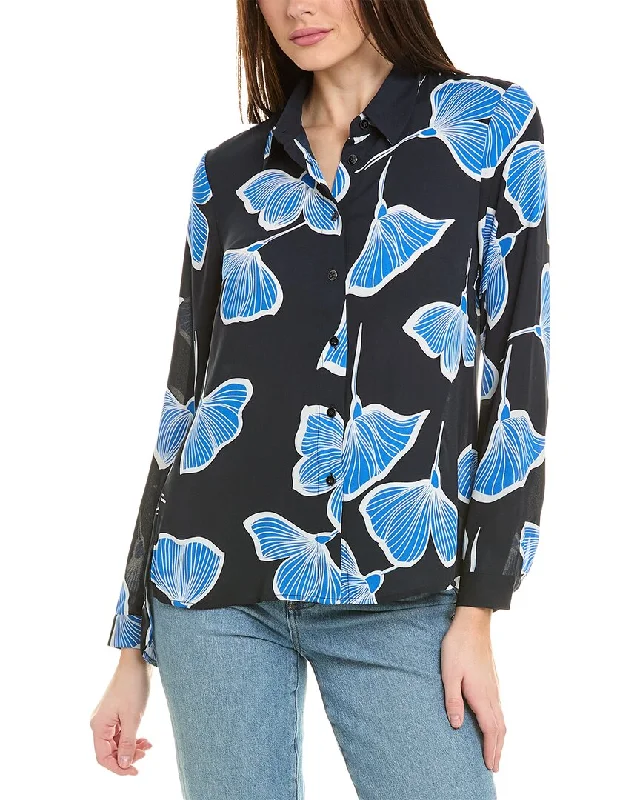 cabi Regal Blouse Sleeveless Chiffon Blouse