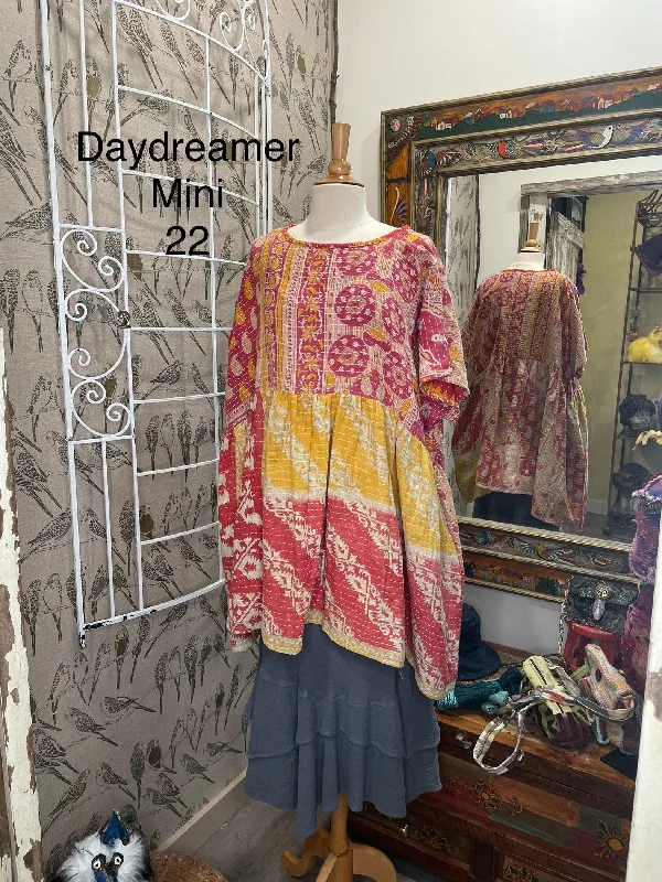 Daydreamer Mini Dress #22 by Kantha Bae Cozy Cotton Mini Dress