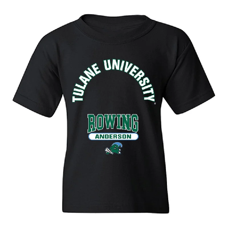 Tulane - NCAA Women's Rowing : Ava Anderson - Classic Fashion Shersey Youth T-Shirt-- Zippered Buttoned Snapped Tulane - NCAA Women's Rowing : Ava Anderson - Classic Fashion Shersey Youth T-Shirt-- Zippered Buttoned Snapped