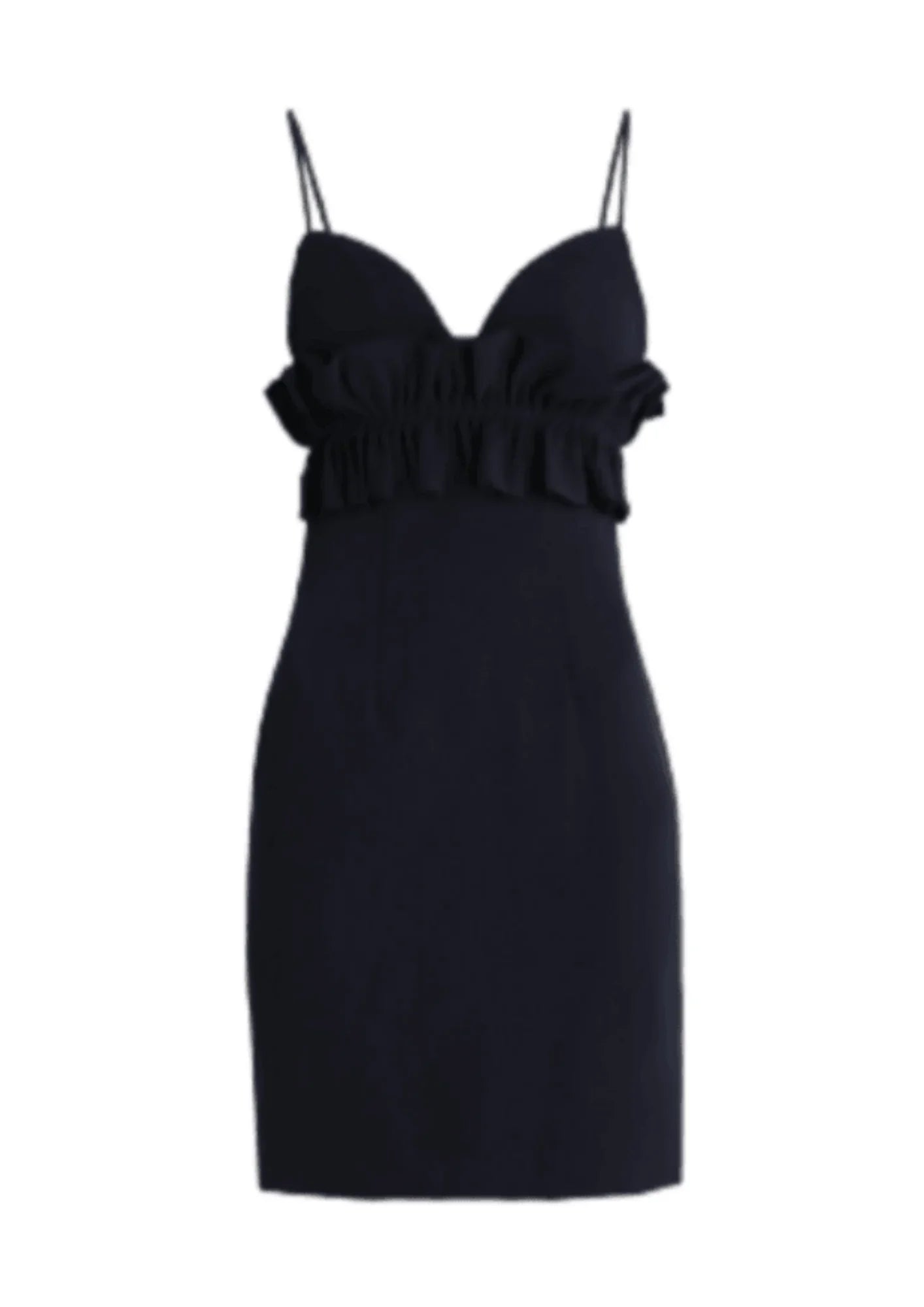 DARK BLUE PARTY MINI DRESS Cozy Cotton Mini Dress