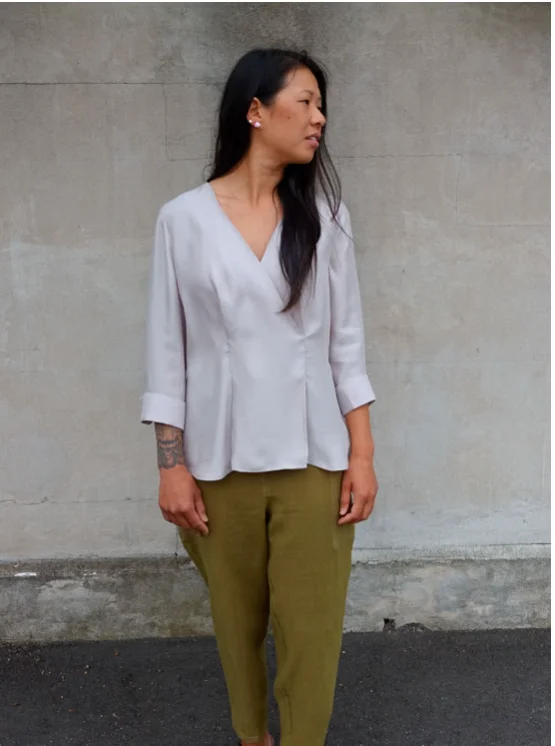 Style Arc Vera Woven Blouse Office Formal Blouse