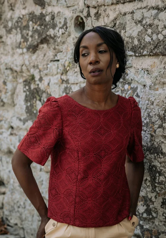 Maison Fauve Cicadella Blouse Chic Ruffle Blouse