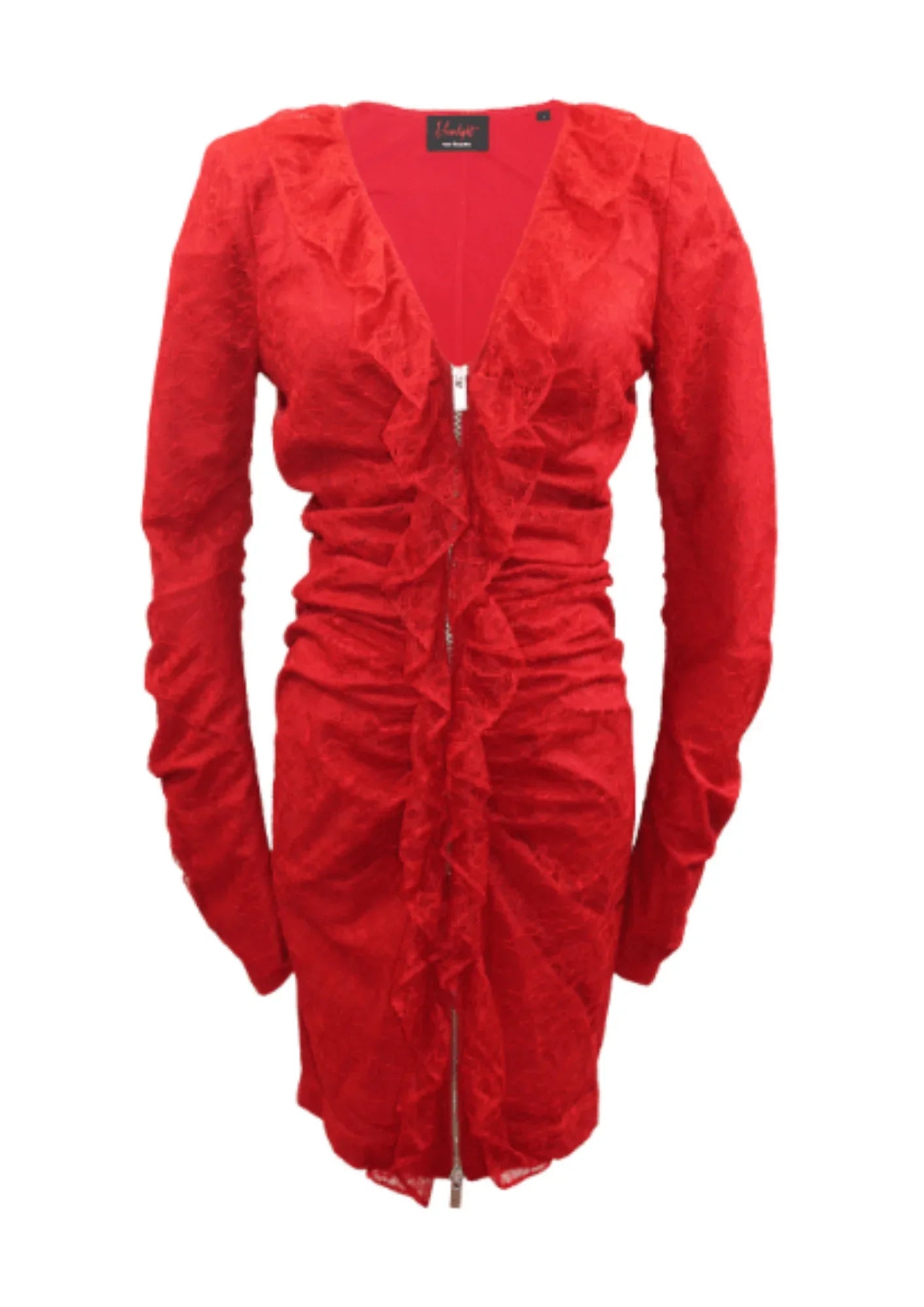 RED LACE MINI DRESS Trendy Camisole Mini Dress