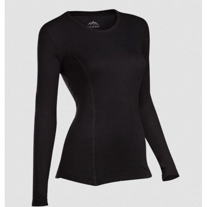 Coldpruf Platinum Mid Weight Crew Shirt - Women's-- Fleece Nylon Spandex
