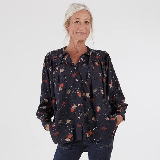 Coralie Bijasson Erika Blouse Bell Sleeve Blouse