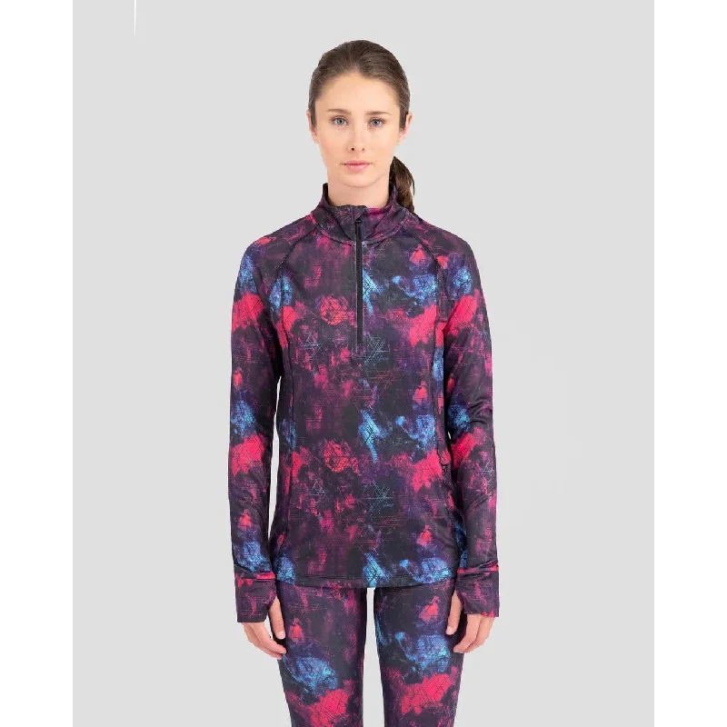 Terramar Below Zero 1/2 Zip 3.0 Shirt - Women's-- Terry Blend Velvet Blend Canvas Blend Terramar Below Zero 1/2 Zip 3.0 Shirt - Women's-- Terry Blend Velvet Blend Canvas Blend