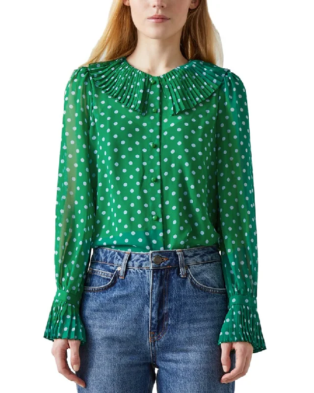 Lk Bennett Dita Blouse Chic Square Blouse