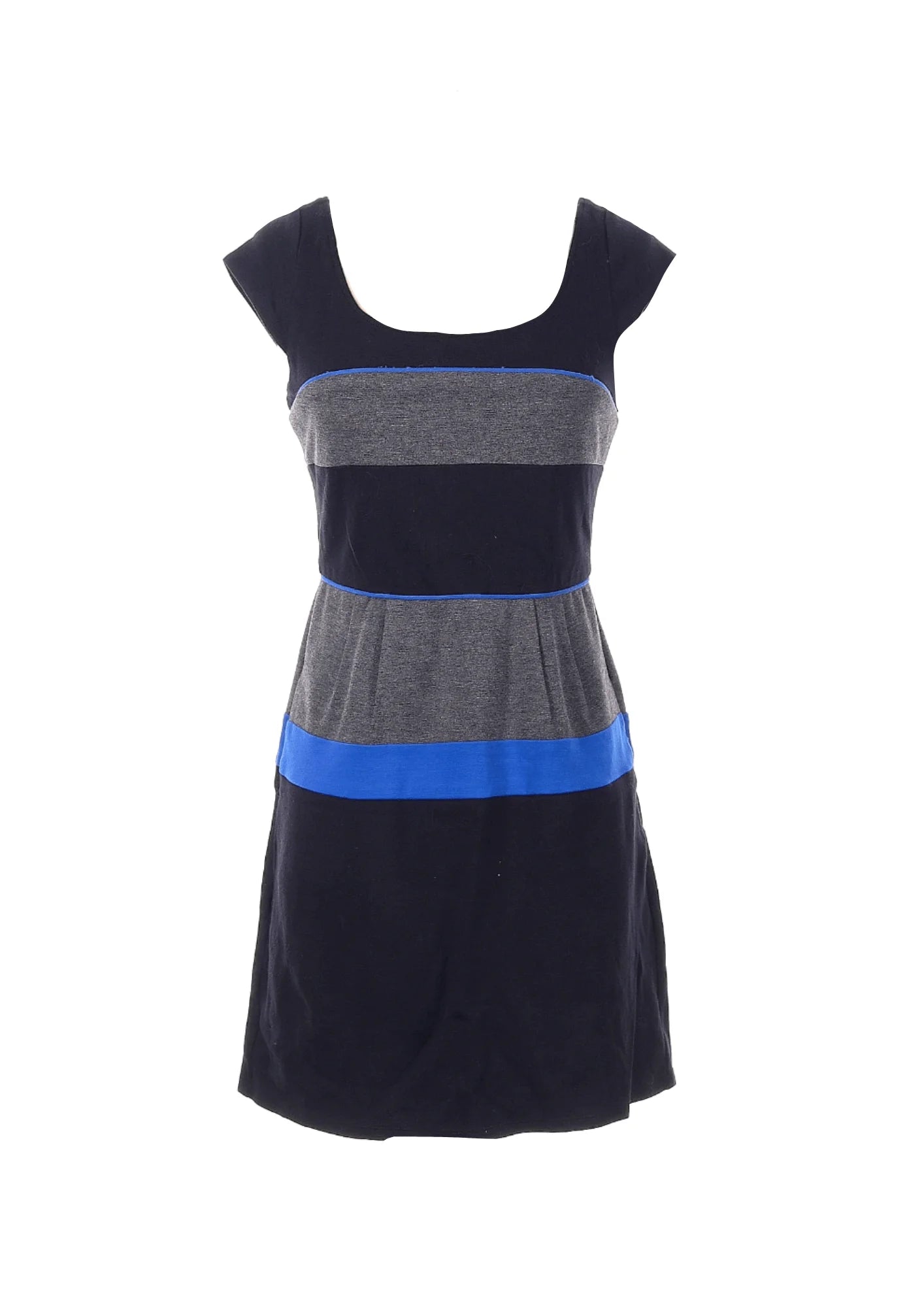 STRIPED MINI DRESS Stylish Puff Sleeve Mini Dress