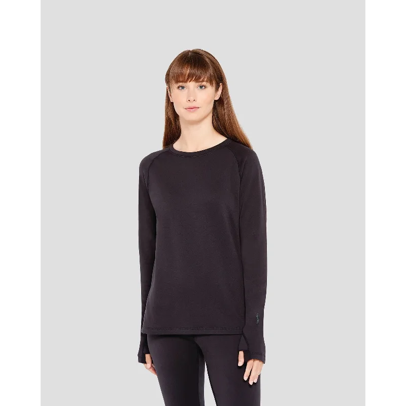 Terramar Women's Legacy Genesis 3.0 Crew Shirt-- Cashmere Blend Cotton Blend Poly Blend Terramar Women's Legacy Genesis 3.0 Crew Shirt-- Cashmere Blend Cotton Blend Poly Blend