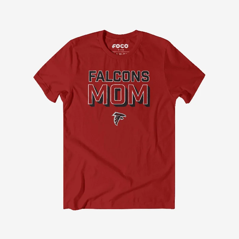 Atlanta Falcons Team Mom T-Shirt-- Fleece Nylon Spandex