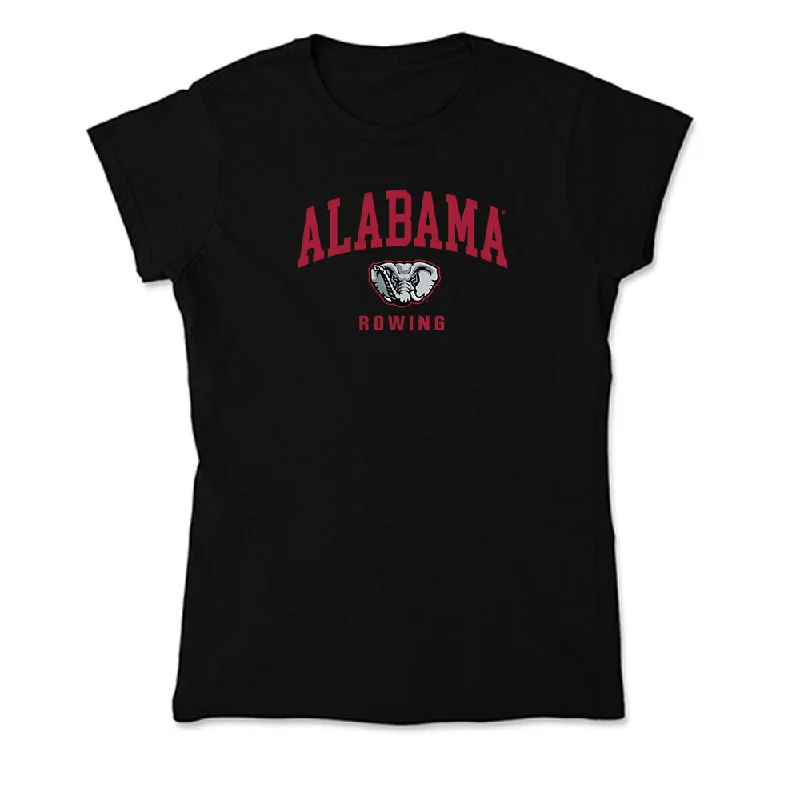 Alabama - NCAA Women's Rowing : Sierra Durkee - Soft Style Women’s T-Shirt-- Print Jacquard Patchwork Alabama - NCAA Women's Rowing : Sierra Durkee - Soft Style Women’s T-Shirt-- Print Jacquard Patchwork