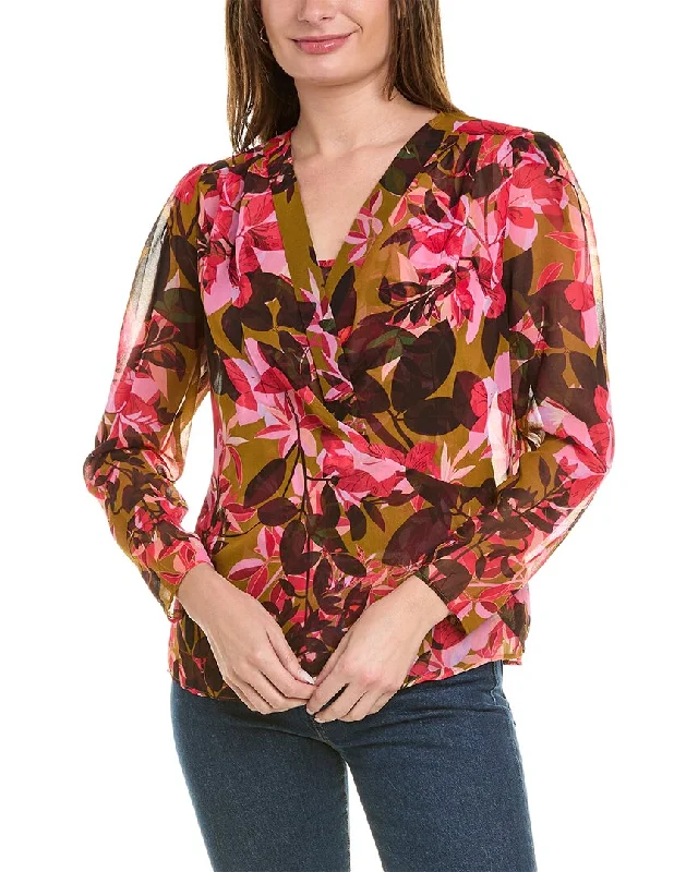 cabi Mia Blouse Casual Stripe Blouse