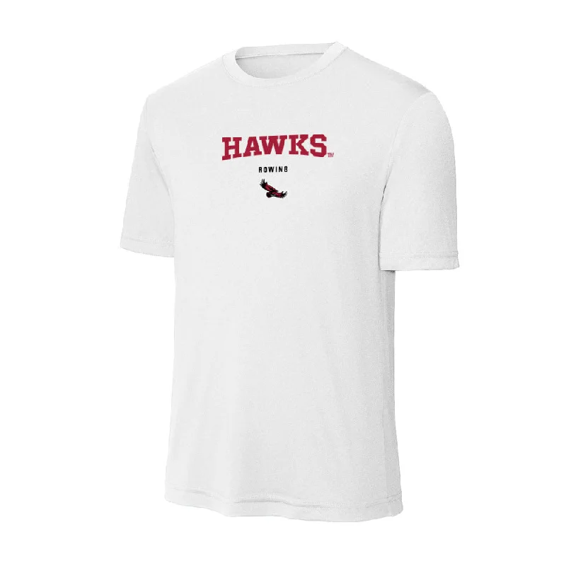 St. Joe's - NCAA Women's Rowing : Evie Holder - Activewear T-Shirt-- Zippered Front Buttoned Front Snap Front St. Joe's - NCAA Women's Rowing : Evie Holder - Activewear T-Shirt-- Zippered Front Buttoned Front Snap Front
