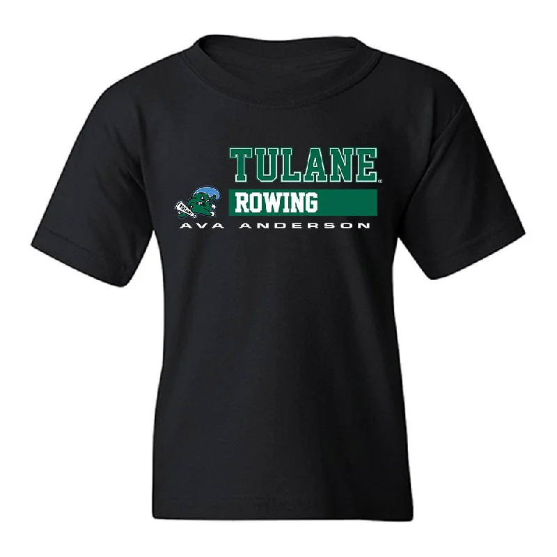 Tulane - NCAA Women's Rowing : Ava Anderson - Classic Fashion Shersey Youth T-Shirt-- Iron Safe Non-Iron Wrinkle Free Tulane - NCAA Women's Rowing : Ava Anderson - Classic Fashion Shersey Youth T-Shirt-- Iron Safe Non-Iron Wrinkle Free
