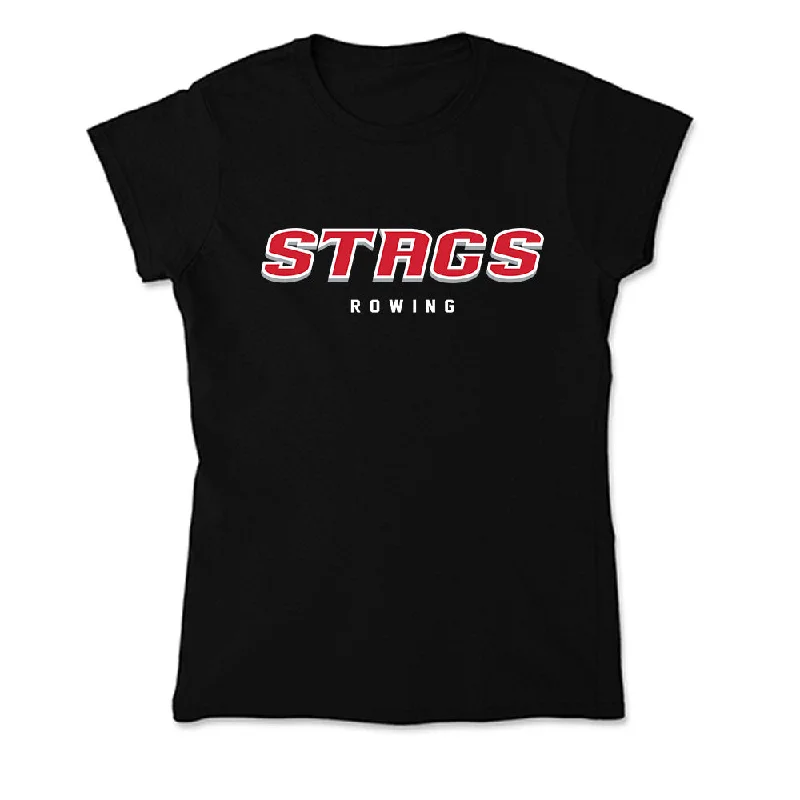Fairfield - NCAA Women's Rowing : Grace McDonough - Soft Style Women’s T-Shirt-- Rayon Velvet Corduroy Fairfield - NCAA Women's Rowing : Grace McDonough - Soft Style Women’s T-Shirt-- Rayon Velvet Corduroy