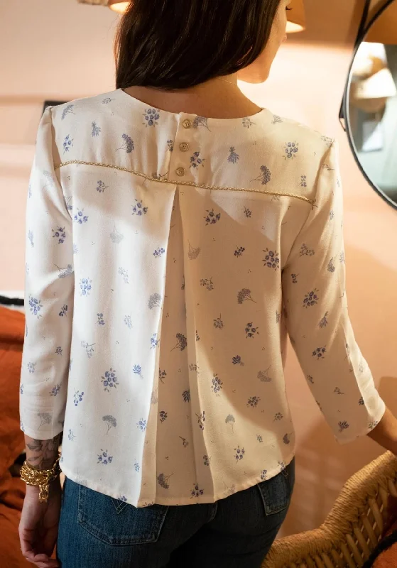 Maison Fauve Violette Blouse Short Sleeve Blouse