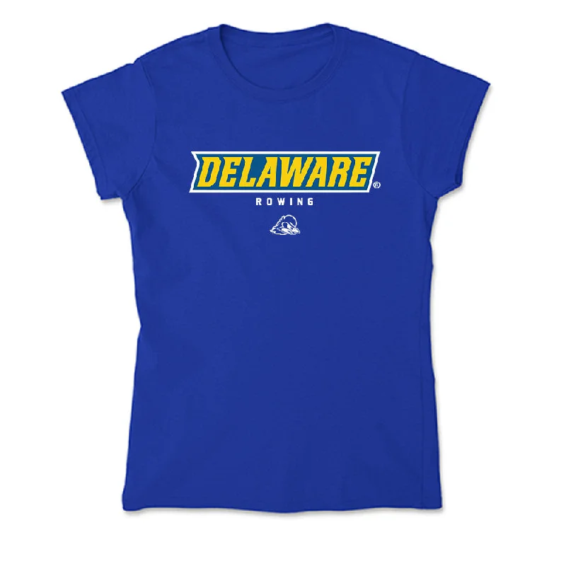Delaware - NCAA Women's Rowing : Ava Moretti - Soft Style Women’s T-Shirt -- Basic T-Shirt Crew Neck Short Sleeve Delaware - NCAA Women's Rowing : Ava Moretti - Soft Style Women’s T-Shirt -- Basic T-Shirt Crew Neck Short Sleeve