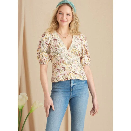 Simplicity Blouses S9606 Lightweight Tunic Blouse