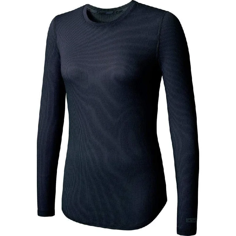 Terramar Transport 1.0 Lightweight Long Sleeve Crew Shirt - Women's-- Ribbed T-Shirt High Neck Heavyweight Terramar Transport 1.0 Lightweight Long Sleeve Crew Shirt - Women's-- Ribbed T-Shirt High Neck Heavyweight