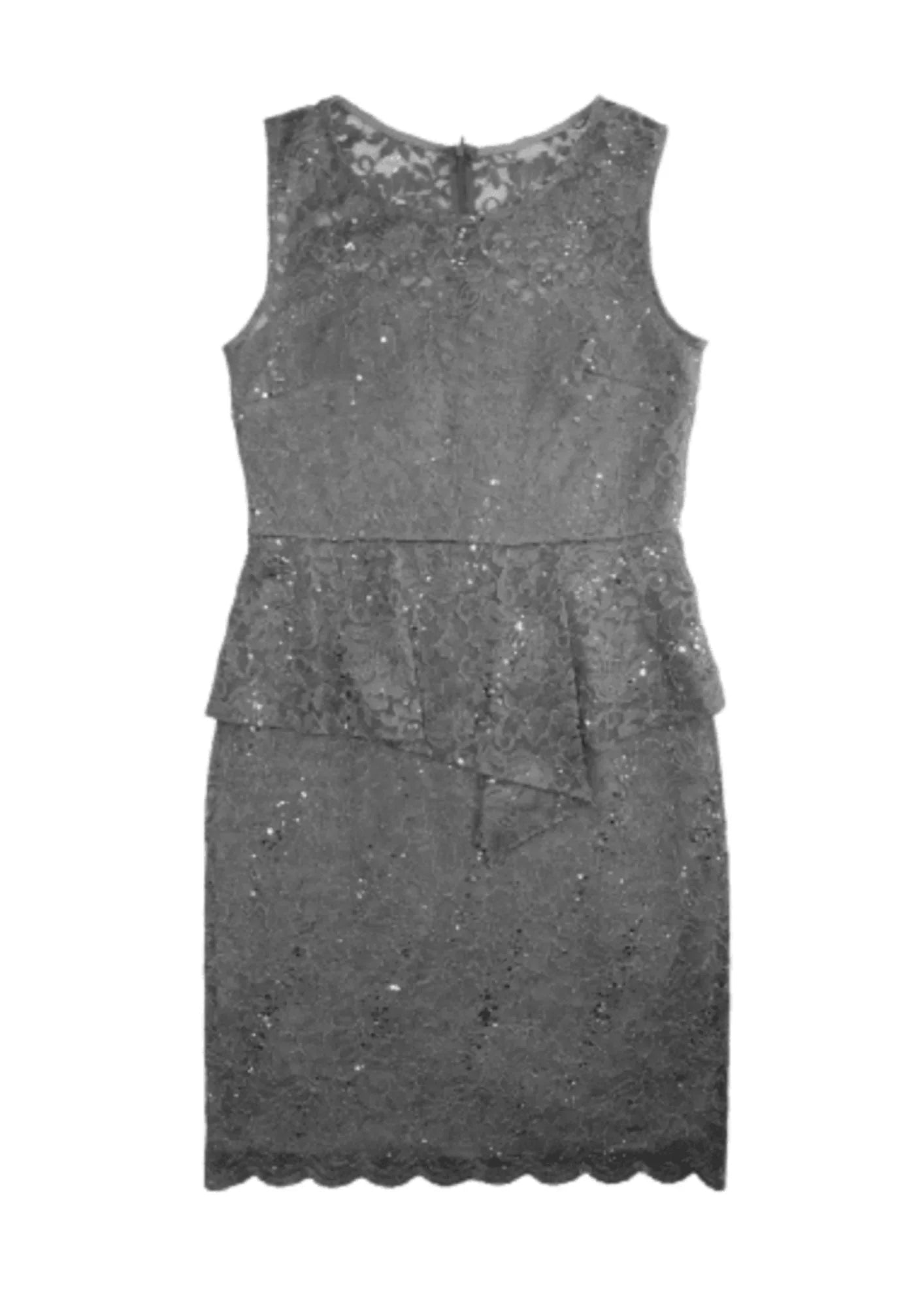 GREY SEQUINED MINI DRESS Fashionable Summer Mini Dress