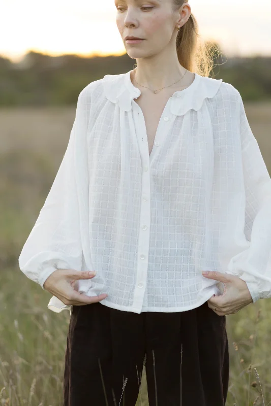 Silversaga Patterns Amelie Blouse Office Formal Blouse