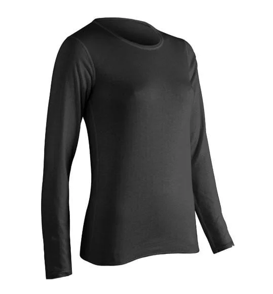 Coldpruf Extreme Performance Underwear Crew Shirt - Women's-- Beaded Sequined Faux Fur Coldpruf Extreme Performance Underwear Crew Shirt - Women's-- Beaded Sequined Faux Fur