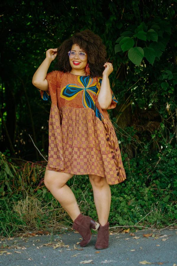 Silk Daydreamer Mini Dress by Kantha Bae Classic Solid Mini Dress