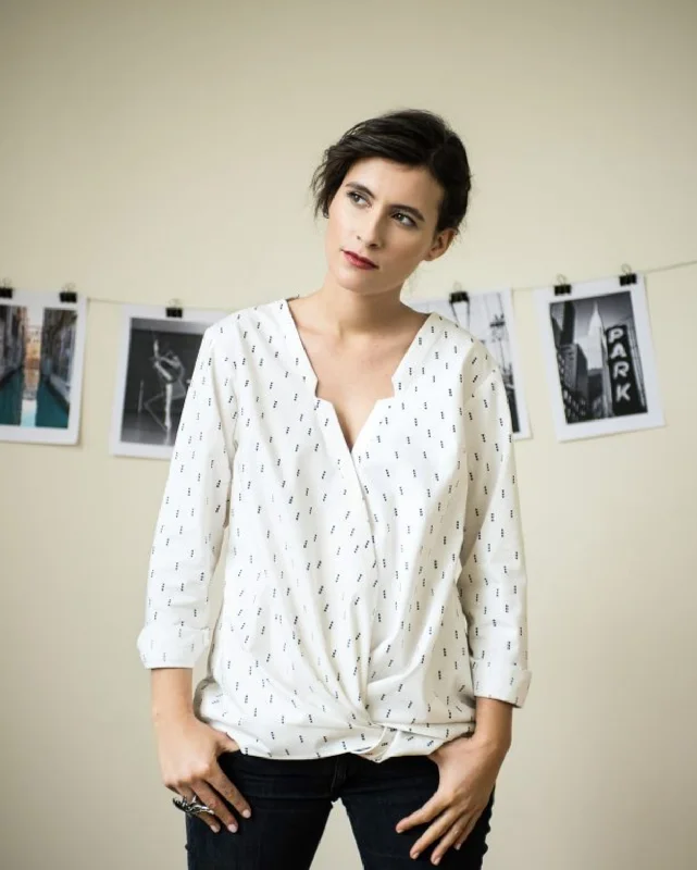 Orageuse Helsinki Blouse Satin Bow Blouse