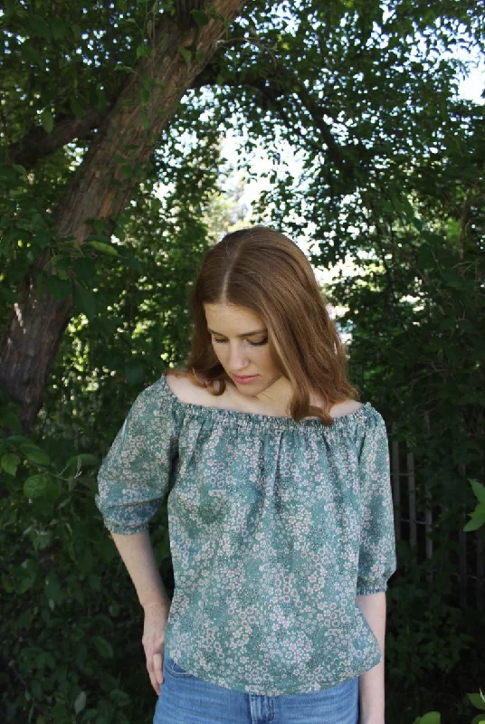 Anna Allen Lotte Blouse PDF Elegant Silk Blouse
