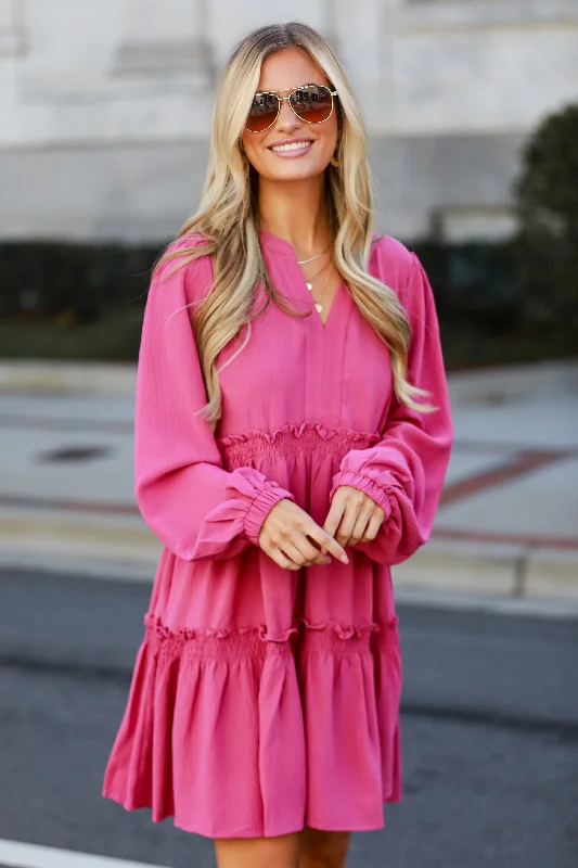 FINAL SALE - Catherine Tiered Mini Dress Elegant Tulle Mini Dress