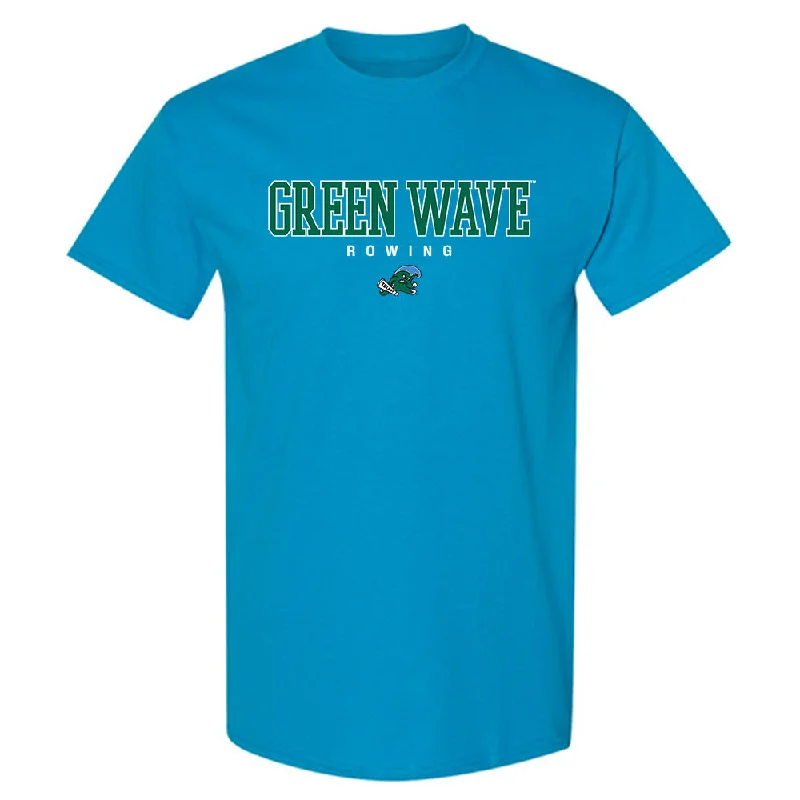 Tulane - NCAA Women's Rowing : Ava Anderson - T-Shirt-- Fitted T-Shirt Seamless Stretchy Tulane - NCAA Women's Rowing : Ava Anderson - T-Shirt-- Fitted T-Shirt Seamless Stretchy