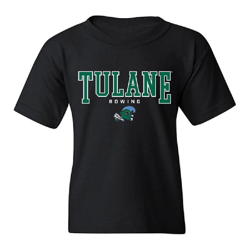 Tulane - NCAA Women's Rowing : Ava Anderson - Youth T-Shirt-- Thin T-Shirt Open Front Quick Dry Tulane - NCAA Women's Rowing : Ava Anderson - Youth T-Shirt-- Thin T-Shirt Open Front Quick Dry
