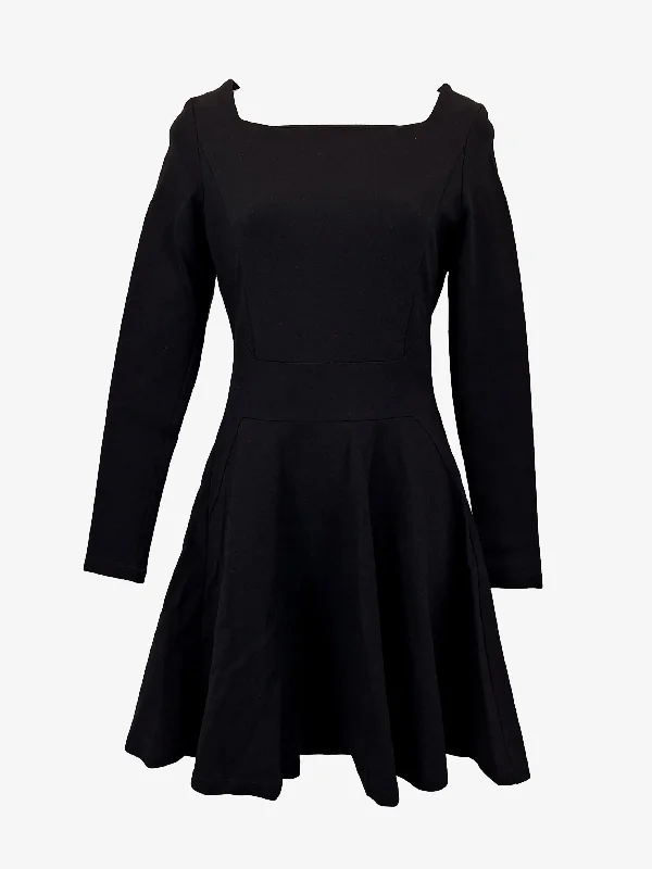 Cue Flared Stretch Capsule Mini Dress Size 8 Cozy Cotton Mini Dress