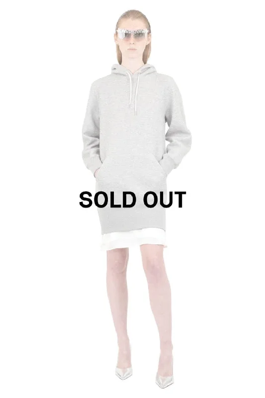 Sacai Sponge Sweat Hoodie Zip Hoodie Drawstring Kangaroo Pocket