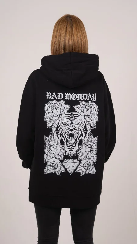 Tiger Eye Hoodie Hoodie with Pocket Utility Practical