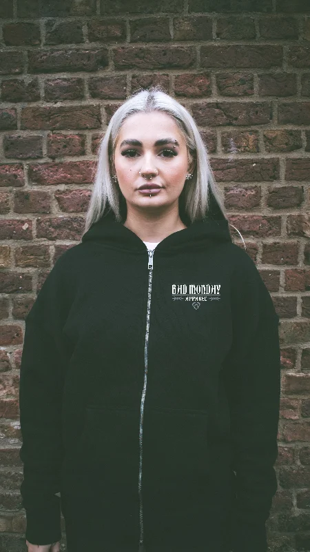 Heavy Weight Son Of A Sinner Zip Hoodie Hoodie with Slit Hem Functional Movement
